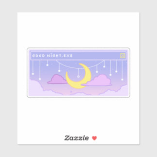 adesivo da janela Goodnight.exe pop up