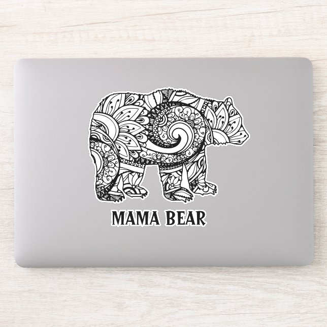Adesivo da Mamãe Urso (Computador)