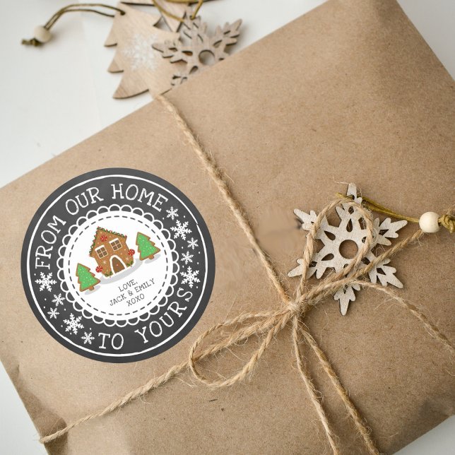 Adesivo Da Nossa Casa Para A Sua | Natal Festivo (Criador carregado)