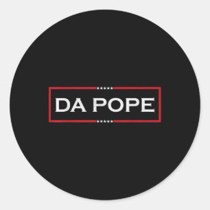 Adesivo Da Pope Da América Chicago Pope Engraçado Tee
