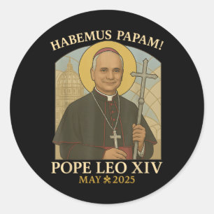 Adesivo Da Pope Da América O Papa Leo Xiv Do Papa De Chica