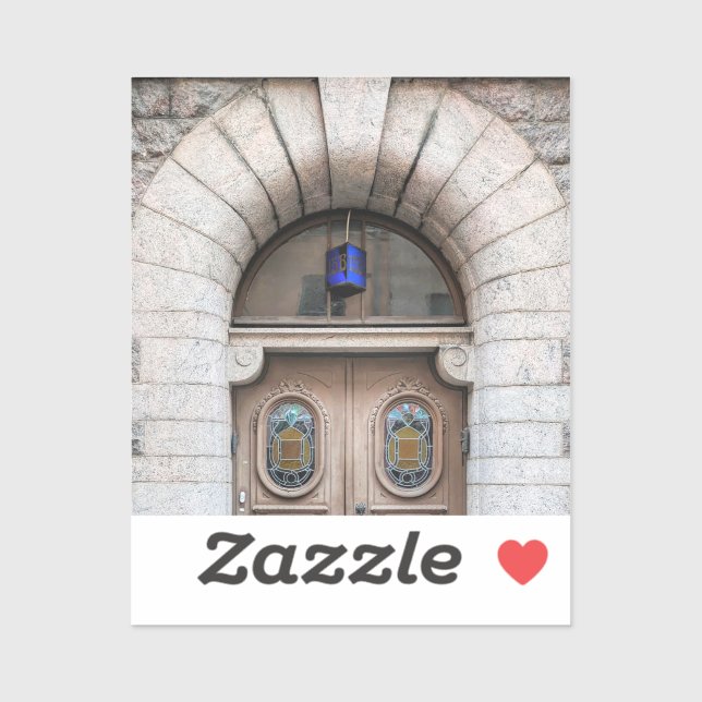 Adesivo da porta da Finlândia (Folha)