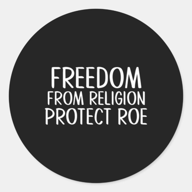 Adesivo Da Religião Protege Direitos de Aborto Violento Fe (Frente)