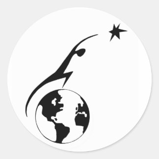 Adesivo da ronda de assentamento espacial