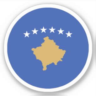 Adesivo da Ronda de Sinalizador do Kosovo