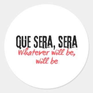 Adesivo Da Série de TV Que Sera