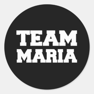 Adesivo Da "t-shirt de Maria equipe"
