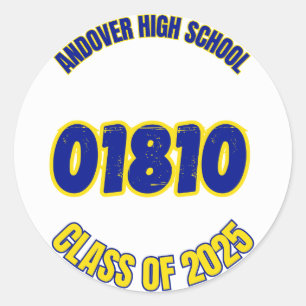 Adesivo da Turma de 2025 de Andover