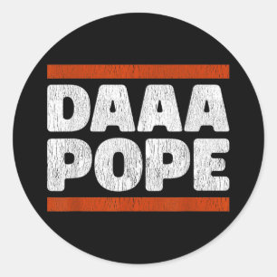 Adesivo Daaa Pope - Funny Habemus Papam Chi Leo Xiv Chicag