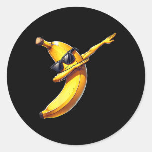 Adesivo Dab Banana Dancing Dabbing Banana Fruta Memória 1