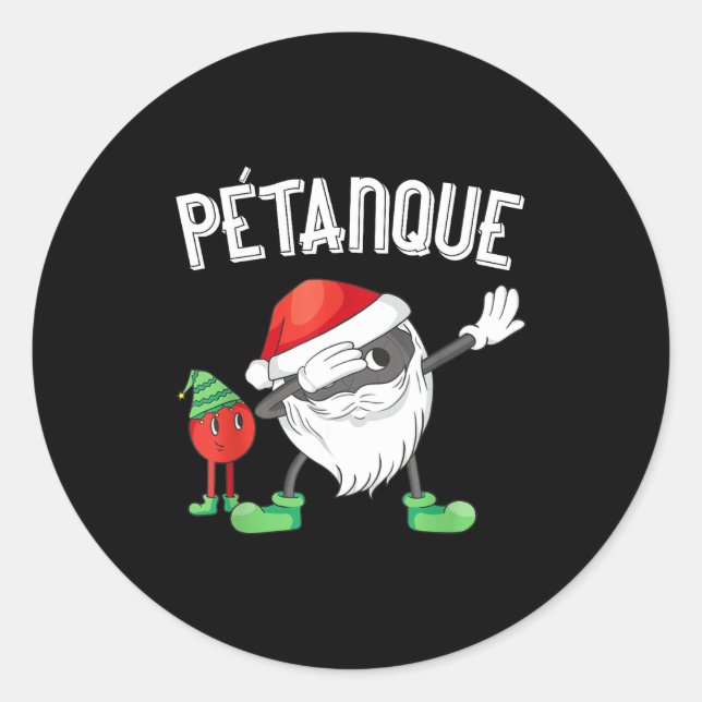 Adesivo Dabbing Boules Ball Dab Christmas Cap Bouler Boule (Frente)