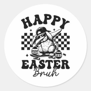 Adesivo Dabbing Bunny Páscoa Bruh Felz pascoa Bruh