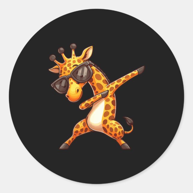 Adesivo Dabbing Giraffe  (Frente)