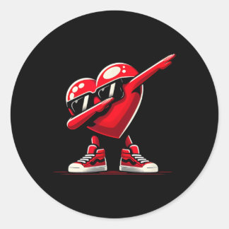 Adesivo Dabbing Heart Funny Valentine Design Perfect For F