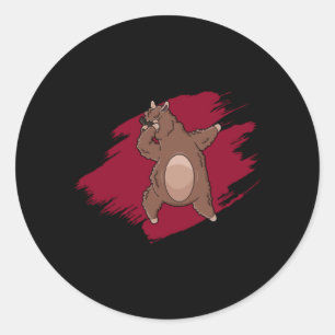 Adesivo Dabbing Lama Dab Alpaca Engraçado Crianças Engra