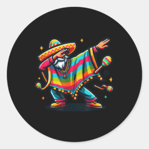 Adesivo Dabbing mexicano Poncho Cinco De Mayo Boys Men Som