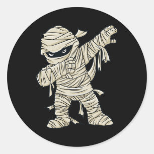 Adesivo Dabbing Mummy Halloween Boys Girls Kids Fay Dab