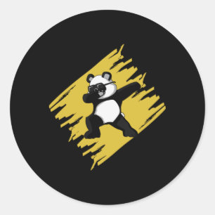 Adesivo Dabbing Panda Bear Cute Animal Engraçado Presente