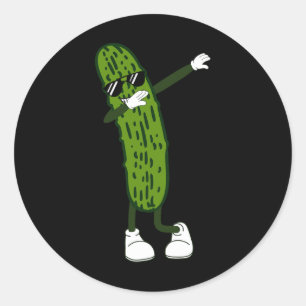 Adesivo Dabbing Pickle Dancing Cucumbads E Relishe