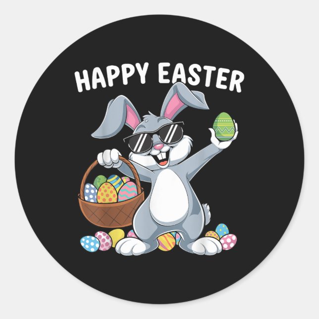 Adesivo Dabbing Rabbit Day Egs Dab Boys Bunn (Frente)