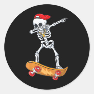 Adesivo Dabbing Skeleton Skate Skate