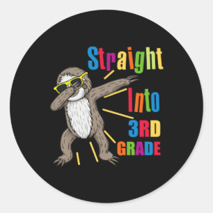 Adesivo Dabbing Sloth Hetero em 3º grau primeiro