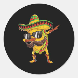 Adesivo Dabbing Taco Cinco De Mayo Boys Men Comida Mexican