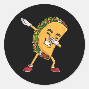 Adesivo Dabbing Taco Cinco De Mayo Engraçados Mexicanos Da