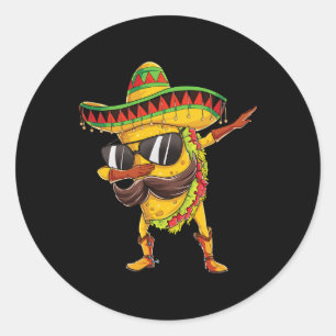 Adesivo Dabbing Taco T Shirt Cinco De Mayo Kids Boys W