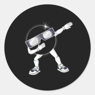 Adesivo Dabbing Total Solar Eclipse 2024 Fun Dab Boys Girl