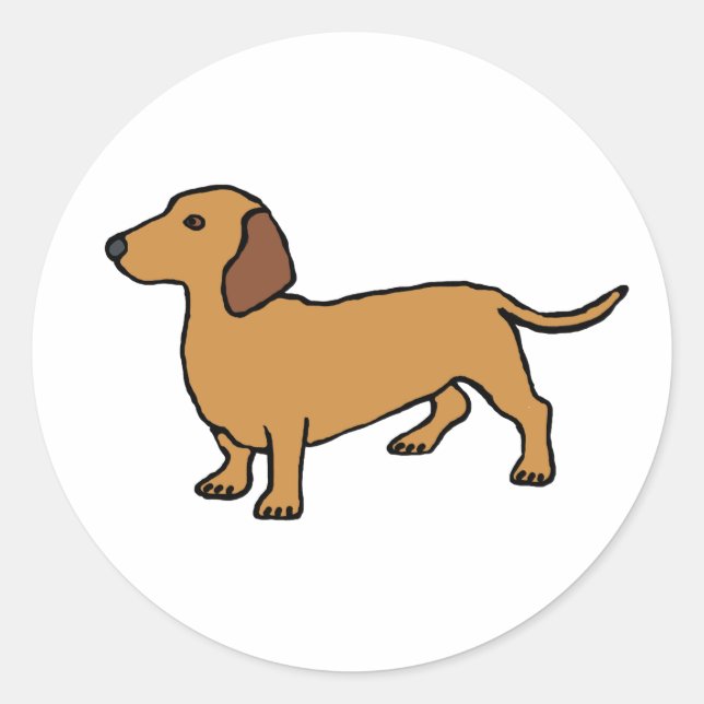 Adesivo Dachshund (Frente)