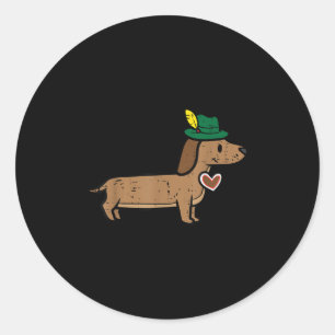 Adesivo Dachshund Cute Sausation Dog Homens Alemães