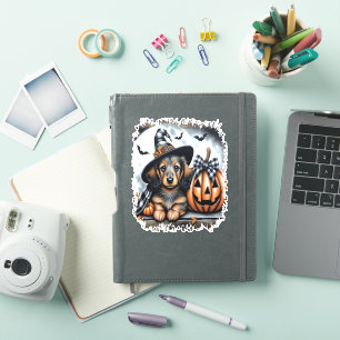 Adesivo Dachshund Dog Halloween