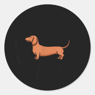 Adesivo Dachshund engraçado wiener cachorro longo clube ra