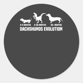 Adesivo Dachshund Evoluções