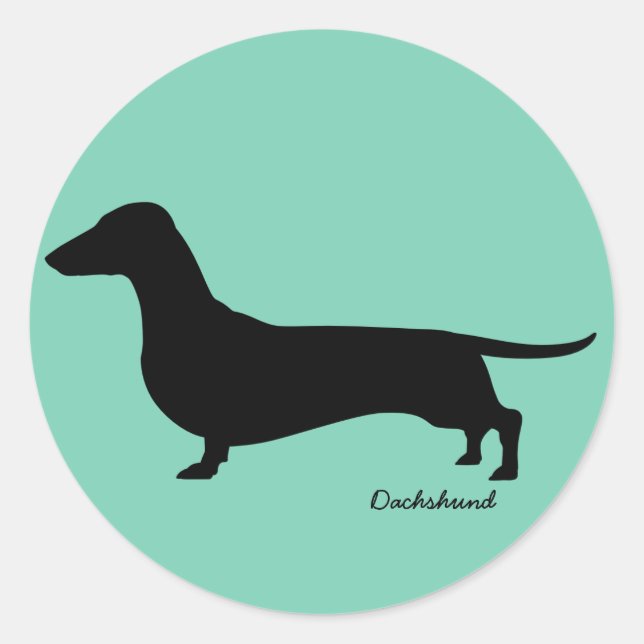 Adesivo Dachshund Gifts (Frente)