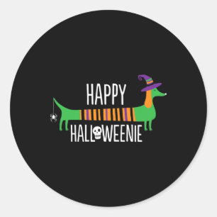 Adesivo Dachshund Happy Halloweenie Cute Dog Halloween Par