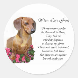 Adesivo Dachshund Lovers Gifts