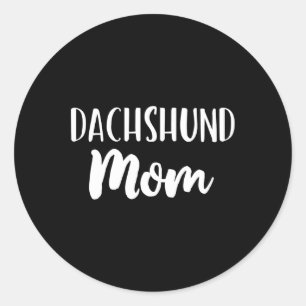 Adesivo Dachshund Mãe Cachorro Engraçado Dão presentes no