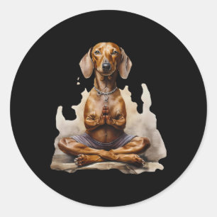Adesivo Dachshund Muay Thai Boxe Karate Kickboxing Marti