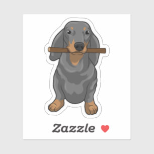 Adesivo Dachshund Stick