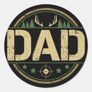 Adesivo Dad Deer Hunter Bow Hunting Animal Shooting