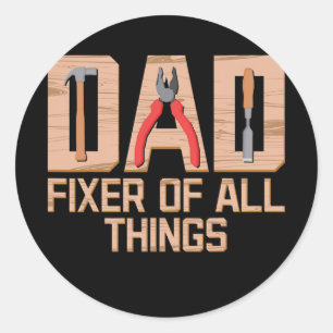 Adesivo Dad Handyman Woodworker Father's Day Carpenter