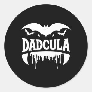 Adesivo Dadcula Halloween Bat Vampire Presas Fluindo Efeit