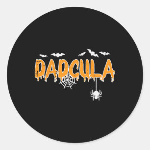 Adesivo Dadcula Pai Correspondente à Família de Halloween