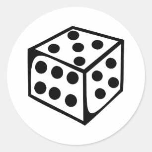 Adesivo Dados - cinco