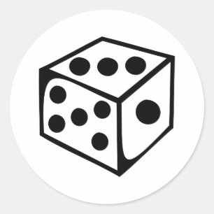 Adesivo Dados - três
