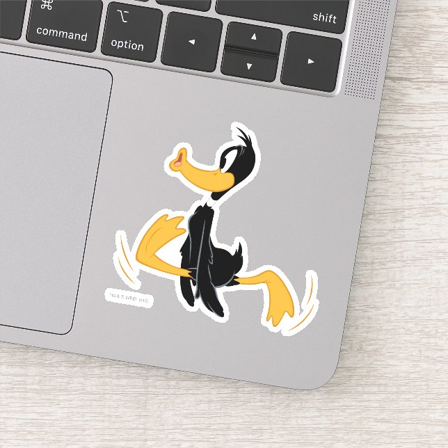 Adesivo DAFFY DUCK™ sendo louco (Detalhe)