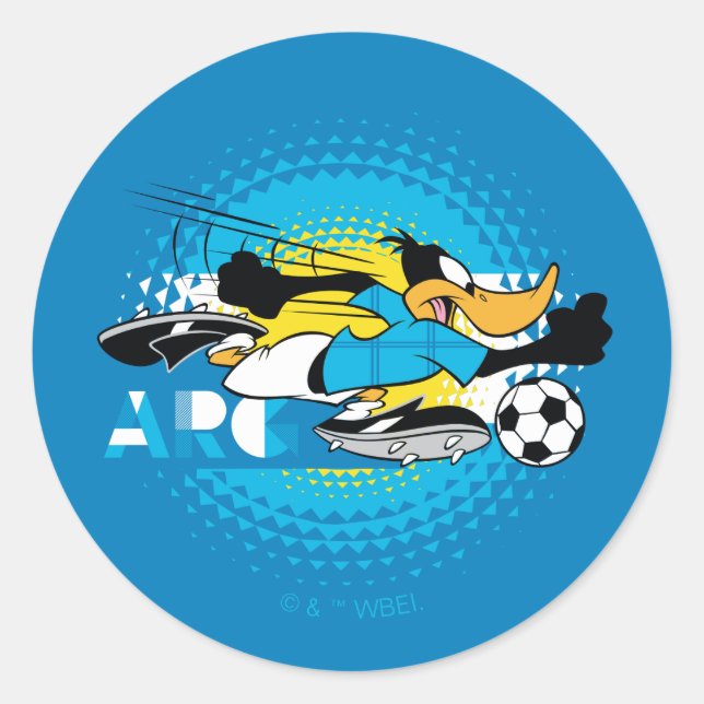 Adesivo DAFFY DUCK™ Team Argentina Soccer Graphic (Frente)