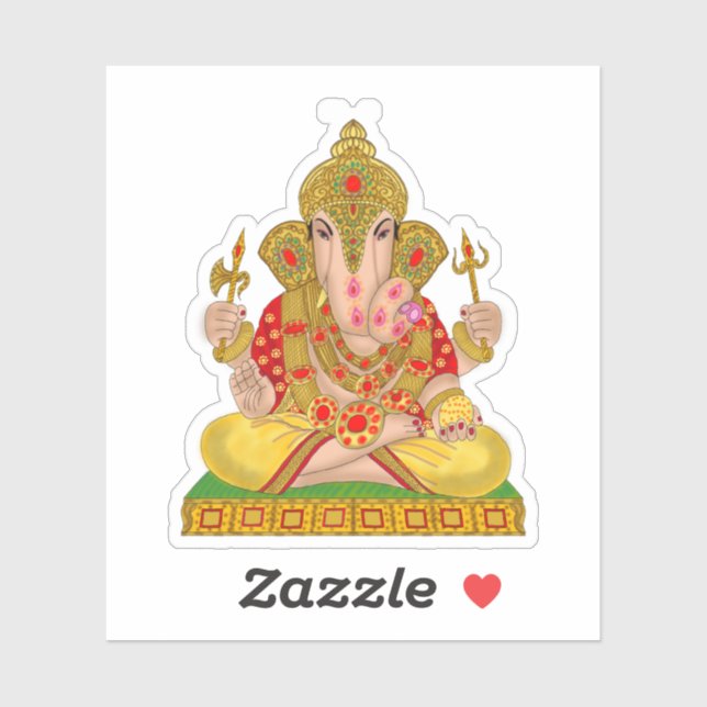 Adesivo Dagduseth Ganesha Sticker (Folha)